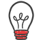 bulb-white60 Light bulb icon